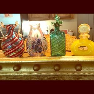 Set of 4 Venetian Blown Glass from Italy